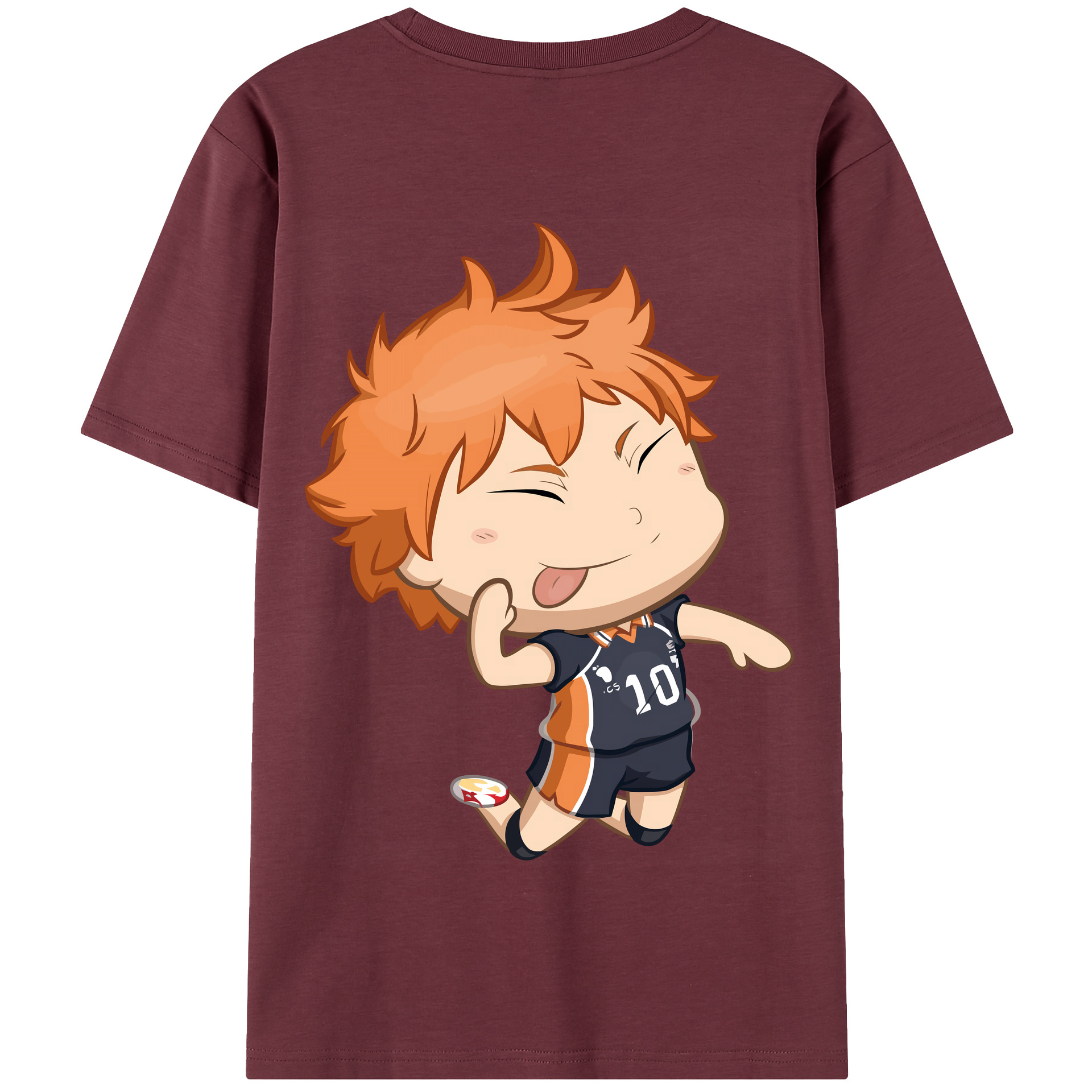 （画像用） ハイキュー!! Haikyu!! 綿100％半袖Tシャツ（背面プリント）